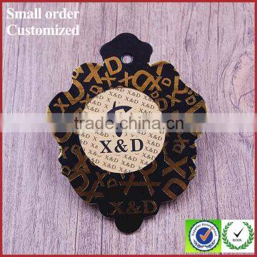 Custom personalized wholesale printed different hang tags for luggage shoe