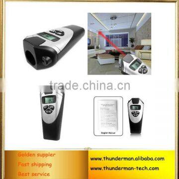 Newly Water Resistant Digital Ultrasonic Distance Measurer with Laser Pointer for Measuring Distance