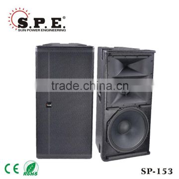 indoor professional passive speaker 15inch 3-way 2400w spe audio SP-153