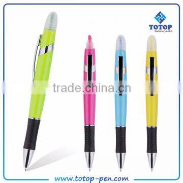 Various fashion Personalized logo Plastic pen highlighter