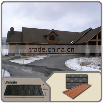 high quality stone coated metal roofing sheets/stone sand coated menards metal roofing/stone coated galvalume roofing shingles