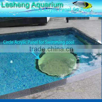 100% lucite virgin material clear plastic swimming pool