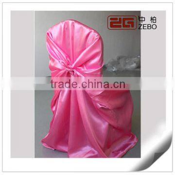 Colorful Wedding Used Satin Chair Cover for Cheap Sale