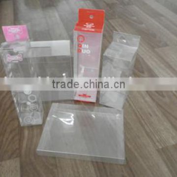 2016 customized transparent plastic PVC packaging box