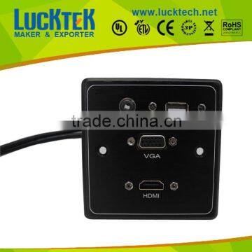 Audio, USB, HDMI, VGA AV wall plate