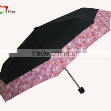 8K Hello Kitty Printed Folding Umbrella