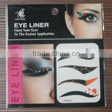 2016 best seller eco-friendly high quality sexy eyeliner tattoo stickers