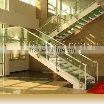 Modern Glass Stairs Design Guangzhou Foshan