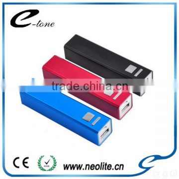 portable power bank 2600mah flashlight power