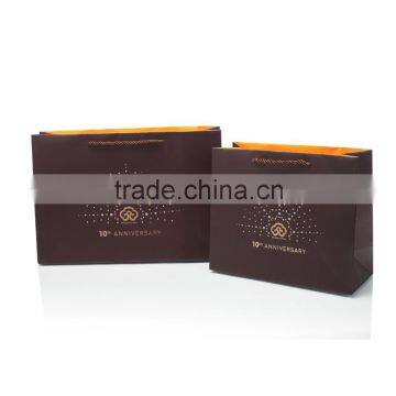 Coated paper bag for cosmetics skincare products