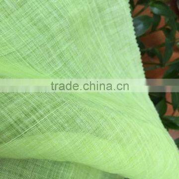 fluorescence solid colors 100% ramie fabric