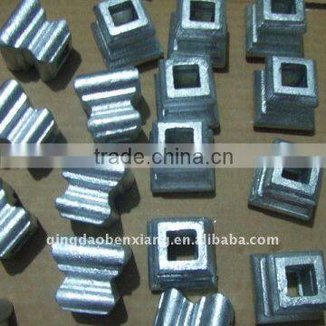 wrought iron components metal collar/ decoration part