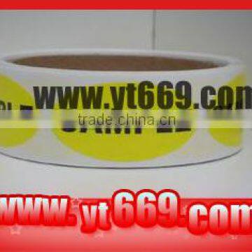 Custom round sticker printing