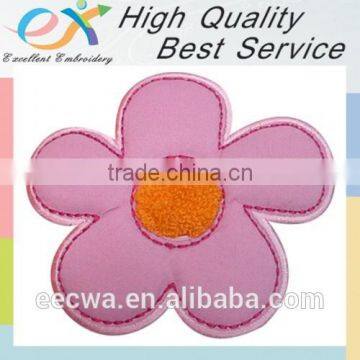 professionally custom embroidered flower chenille