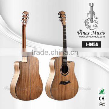 L-845 41' high-gloss full zebrawood new arrived acoustic guitar