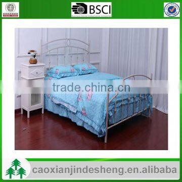 Good Quality Morden Design Bedroom Furniture Kids Use Metal Frame Double Bed photo-6