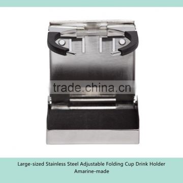 Large-sized Stainless Steel Adjustable Folding Cup Drink Holder