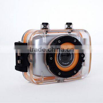 Sport Camera W108 Waterproof design index 10 meters HD 1080p Video camera apply to Swimming White