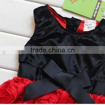 Shabby Rose Velvet Dresses for Girls, Kids Velvet Dress photo-4