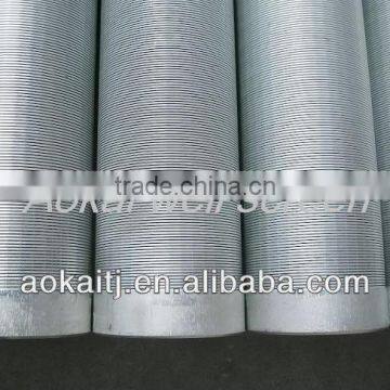 Wedge wire wrap well screen