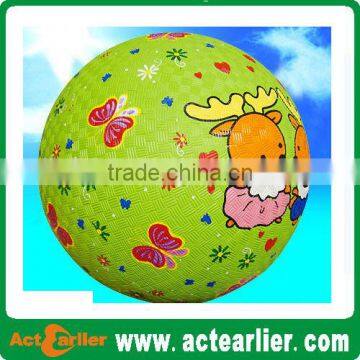 8.5 Inch Cheap Custom Rubber Playground Ball, Pvc Playground Ball photo-6