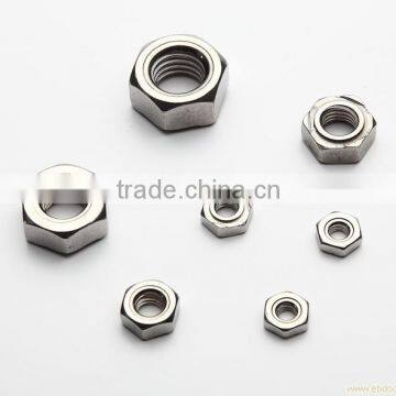 hex zinc plated stainless steel screw nut