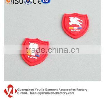 Professional Factory Low Price Brand Clothing PVC Rubber Label Patch