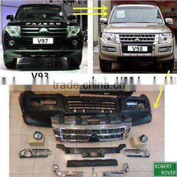 upgrade facelift for misubishi pajero V73/V97 convert into V98 new model