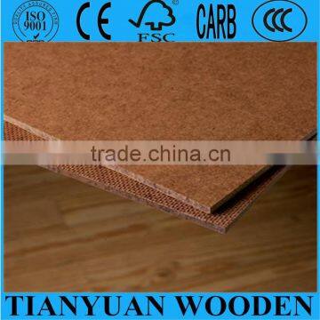 1220X2440X2.0mm 2.3mm 2.5mm and 3.0mm dark brown hardboard