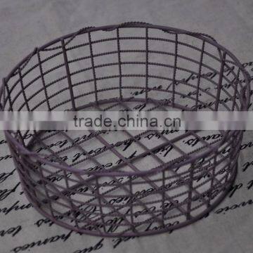 handmade heavy mini metal duty wire basket