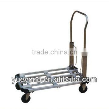 Aluminum platform hand trolley