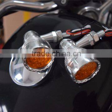 Retro Amber Mini Bullet Turn Signal Lights for Yamaha Motorcycle/for Harley photo-4