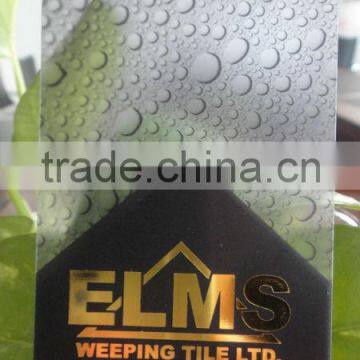 Transparent Plastic Business Card With Hot Stamping