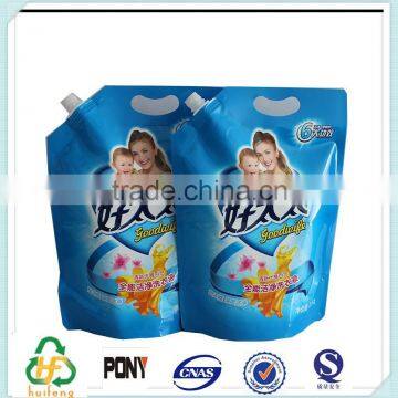 Stand up Plastic Bag Hand Bag for Laundry Detergent