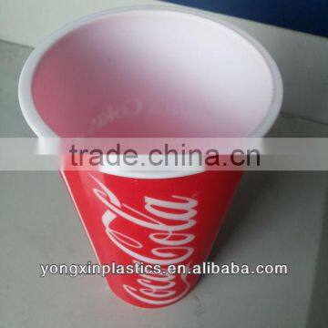 plastic red mug cup 3d promotional for ads