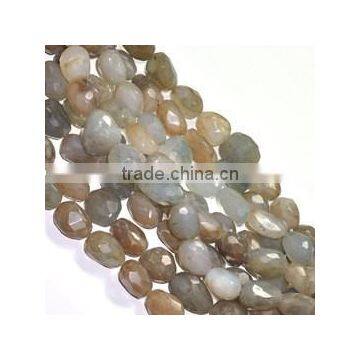 One Strand Chalcedony Natural Gemstone Beads