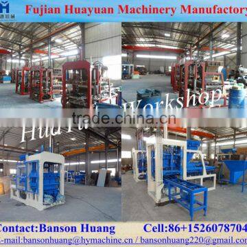 Newly Advanced QT4-15 Cement Brick Making Machine Plastic Pallets for Brick Block Making Machine photo-1
