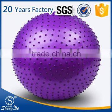 2016 plastic pvc ball, yoga massage balls, best quality yoga balls with custom logo printing