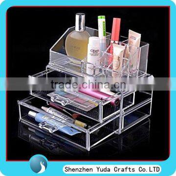 fashionable design high quality customizing clear acrylic cosmetic box store display stand household Shenzhen manufacturer