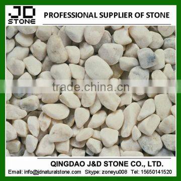 Cream round pebble garden stone/ Cream landscaping stone