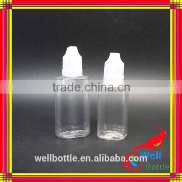 Wholesale e Juice Bottles Pet Long Thin Tip e Liquid 30ml With Plastic Dropper Pet Bottle