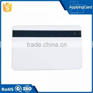 Customized CR80 standard glossy finished overlay lamination encoding on tracks Lo-Co or Hi-Co rfid Magnetic stripe card