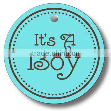 Gift Paper Tag,Round Color Tag,Round Printed Tag