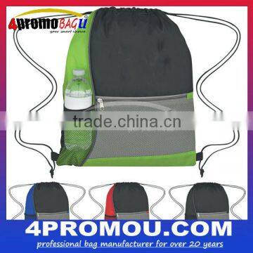 Wholesale nylon drawstring backpack beach bag