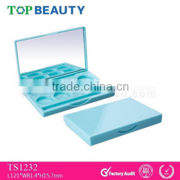 TS1232 8 Well Cosmetic Plastic Empty Eyeshadow Pan Case