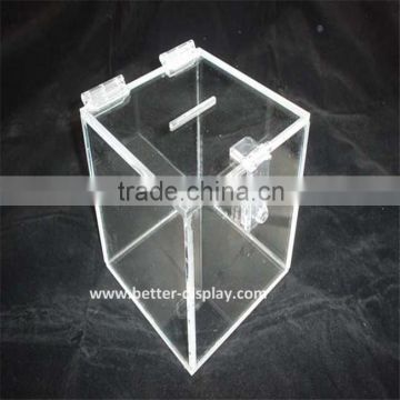 wholesale acrylic charity box manufacturers