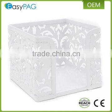 EasyPAG 3 in 1 White Luxury Metal Executive Office Desk Organizer Set