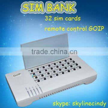 32 cim card box/SIM bank 32 port/SMB32