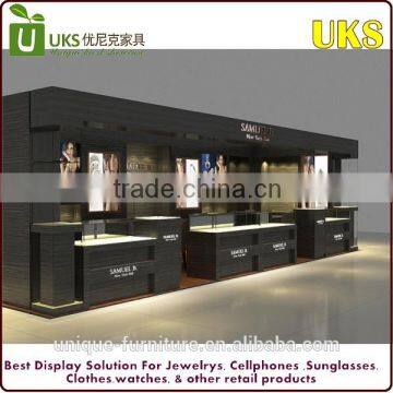 Wooden Jewelry Shop Display Kiosk/gemstone Display Kiosk in Mall