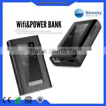 Portable mini inbuilt 5200mAH Power bank 4g wireless router